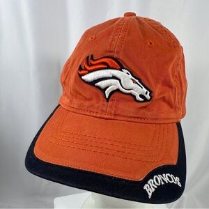 Denver broncos, famous orange and blue cap